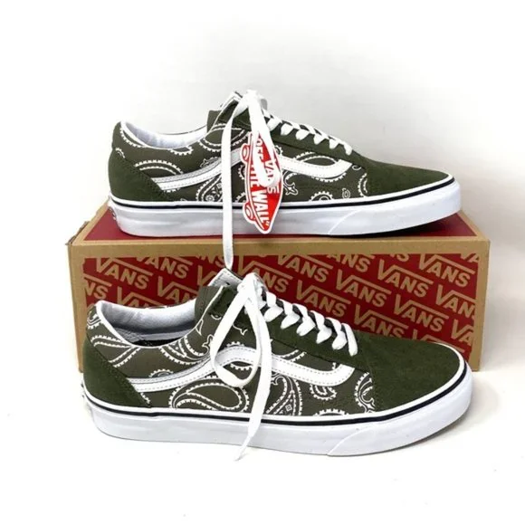VANS Old Skool Low Top Green Men’s Suede Canvas Skate Sneakers Size VN0A5KRFB0F - Picture 11 of 11